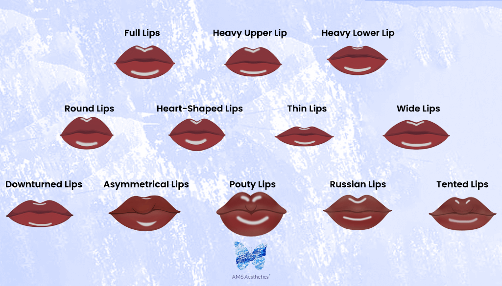 Types of Lip shapes