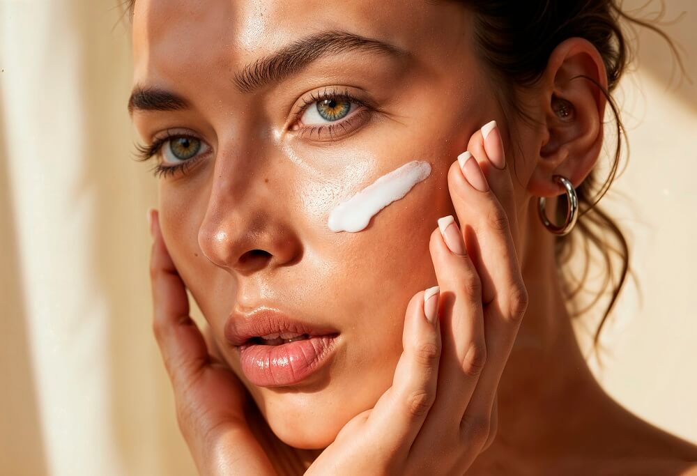 Women Using Suscreen