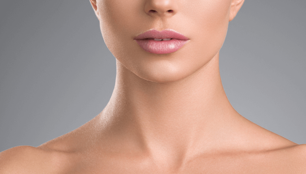 Pointy chin